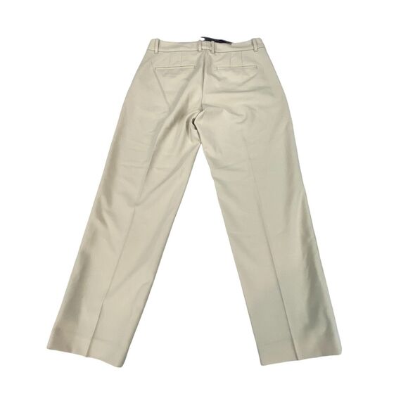 Club Monaco Matie Pants Women 6R Tan Stretch Slash Pockets Classic Fit - Picture 15 of 16